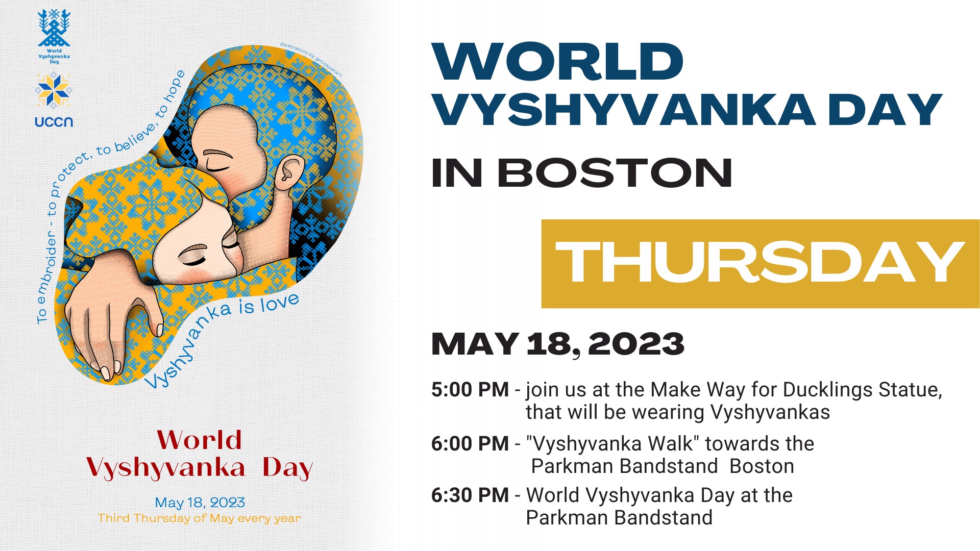 World Vyshyvanka Day in Boston