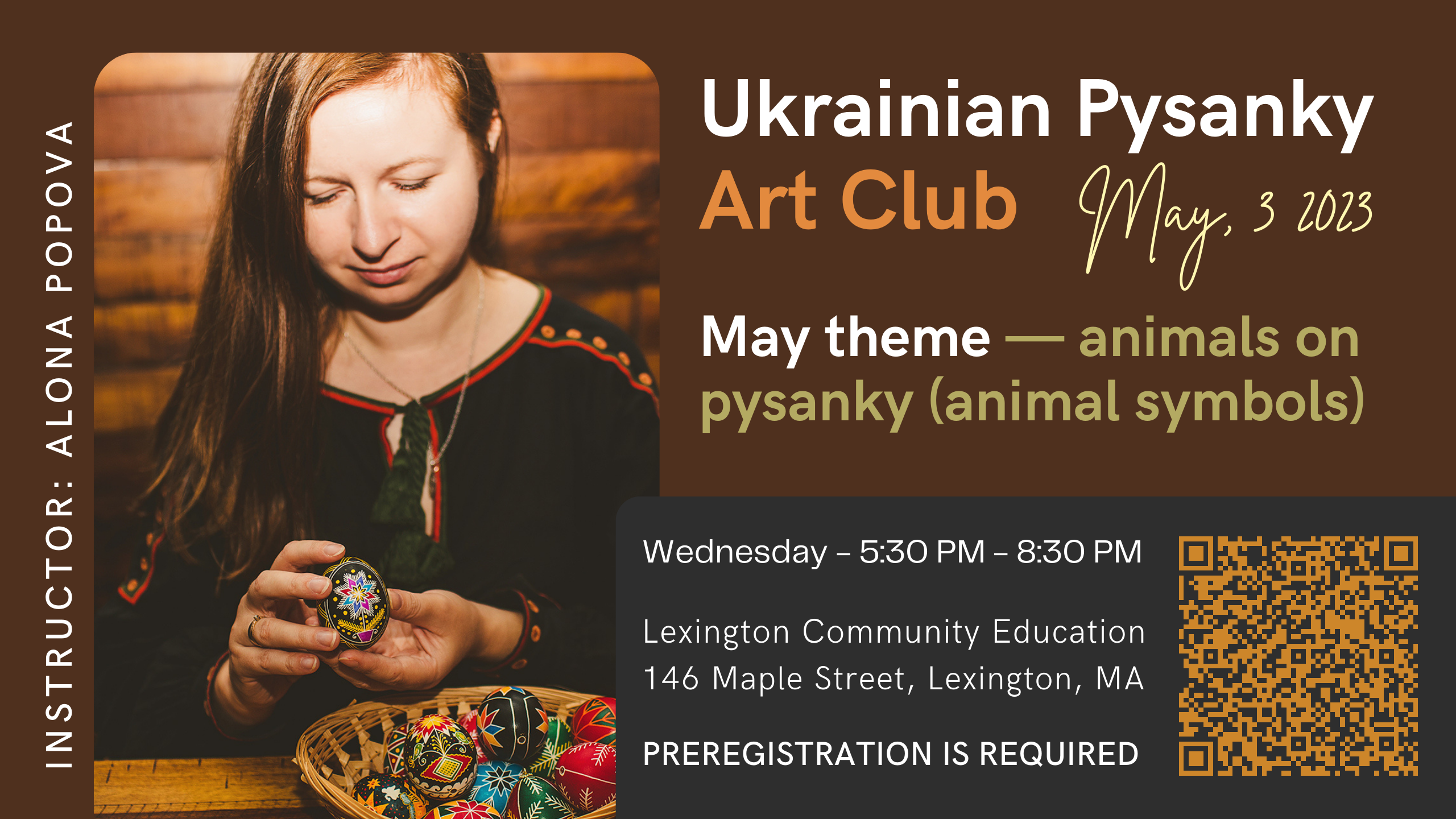 Ukrainian Pysanky Art Club – May