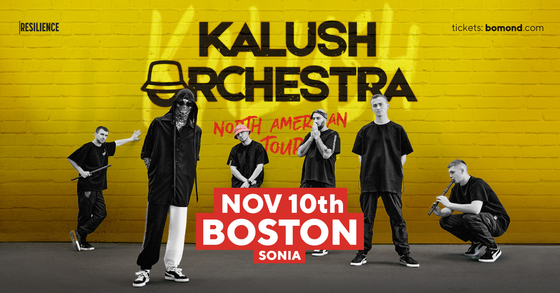 KALUSH ORCHESTRA-BOSTON-NORTH AMERICAN TOUR 2023. Official Resilience Entertainment Event.