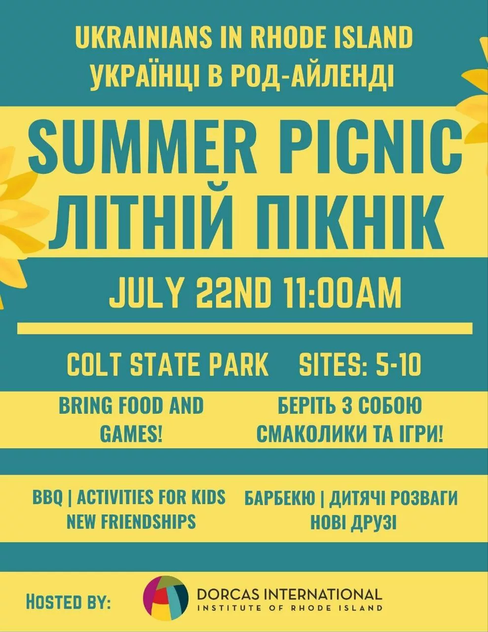 Summer picnic for Ukrainians in Rhode Island