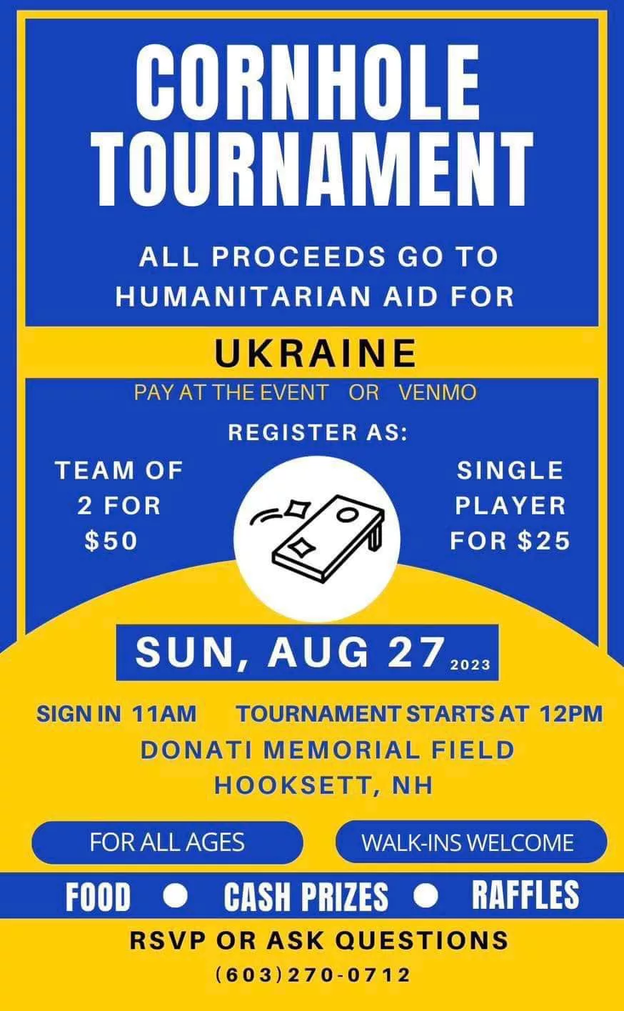 Cornhole Tournament Ukraine Fundraiser