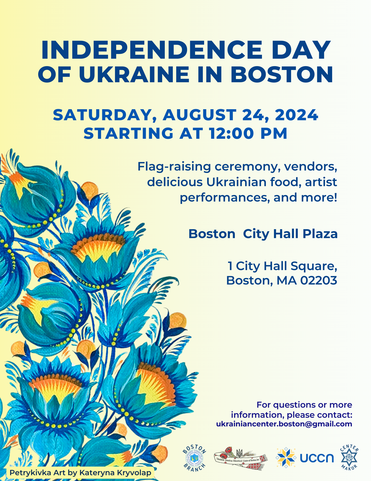 Independence Day of Ukraine in BOSTON