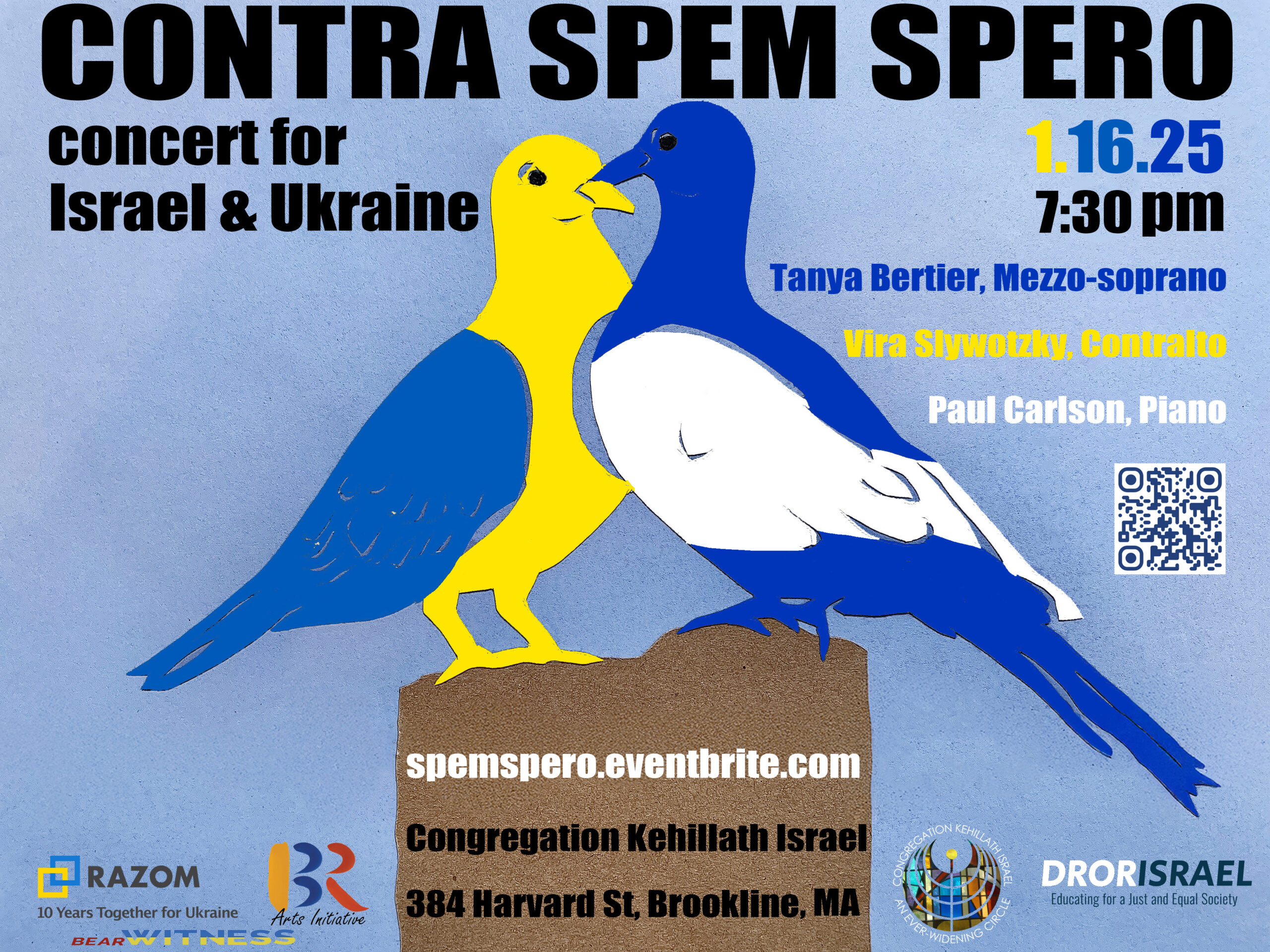 Contra Spem Spero: Сoncert for Israel & Ukraine