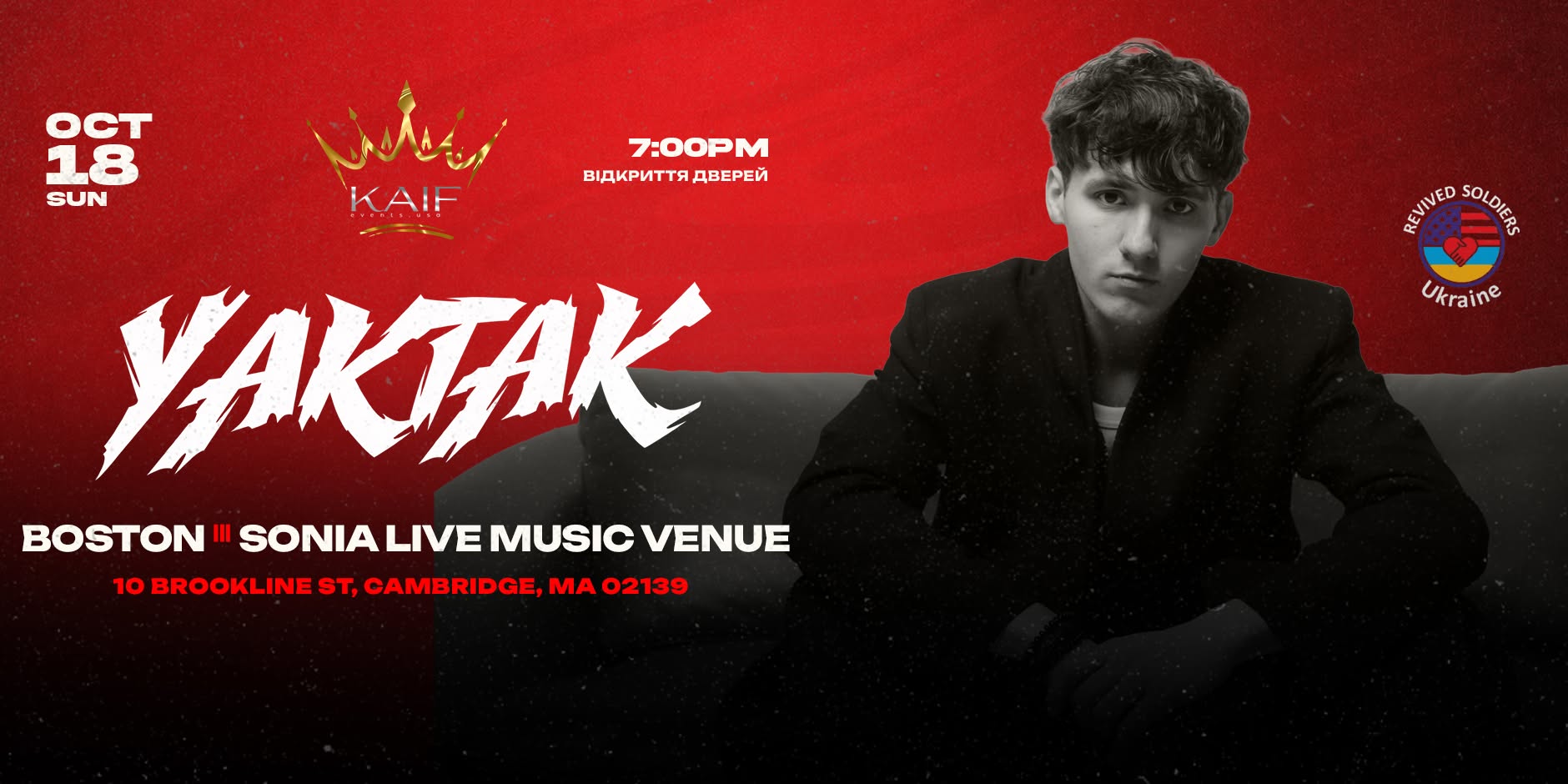 YAKTAK | Boston - OCT 18